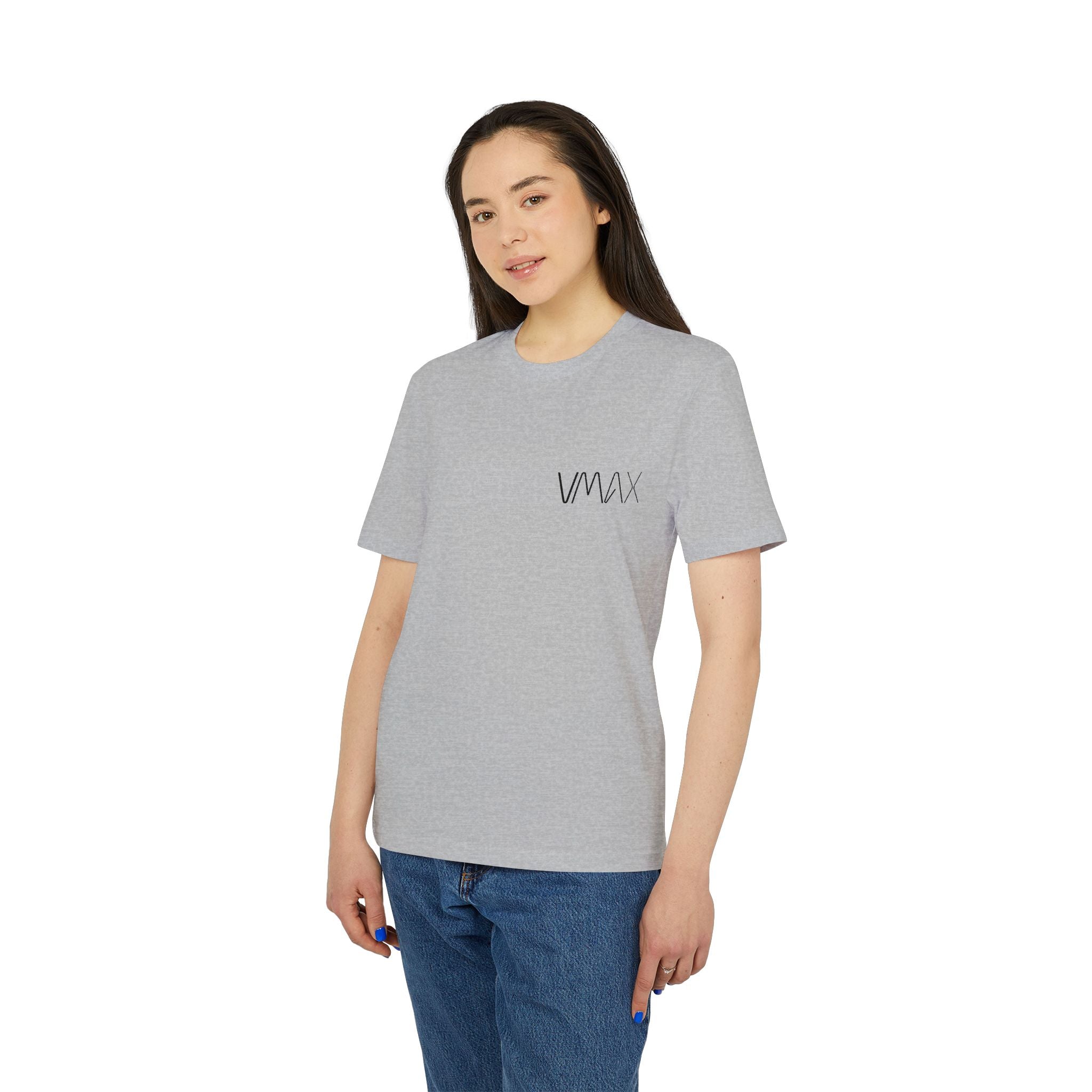 vmax-eco-t-shirt-unisex-bio-baumwolle-heather-grey image 8