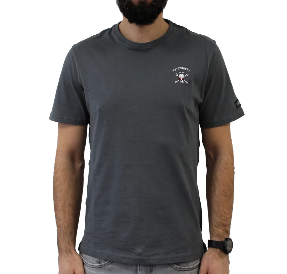 trittbrett-paul-t-shirt-skull-tshirt-schwarz-baumwolle image 1