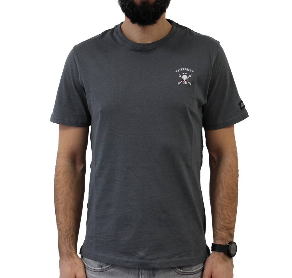trittbrett-paul-t-shirt-skull-tshirt-schwarz-baumwolle image 1