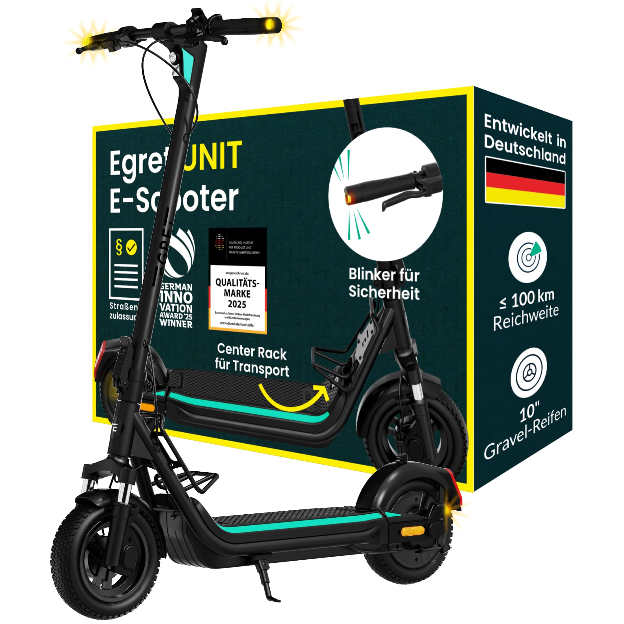 egret-unit-e-scooter-mit-stra-enzulassung-100-km-reichweite image 1