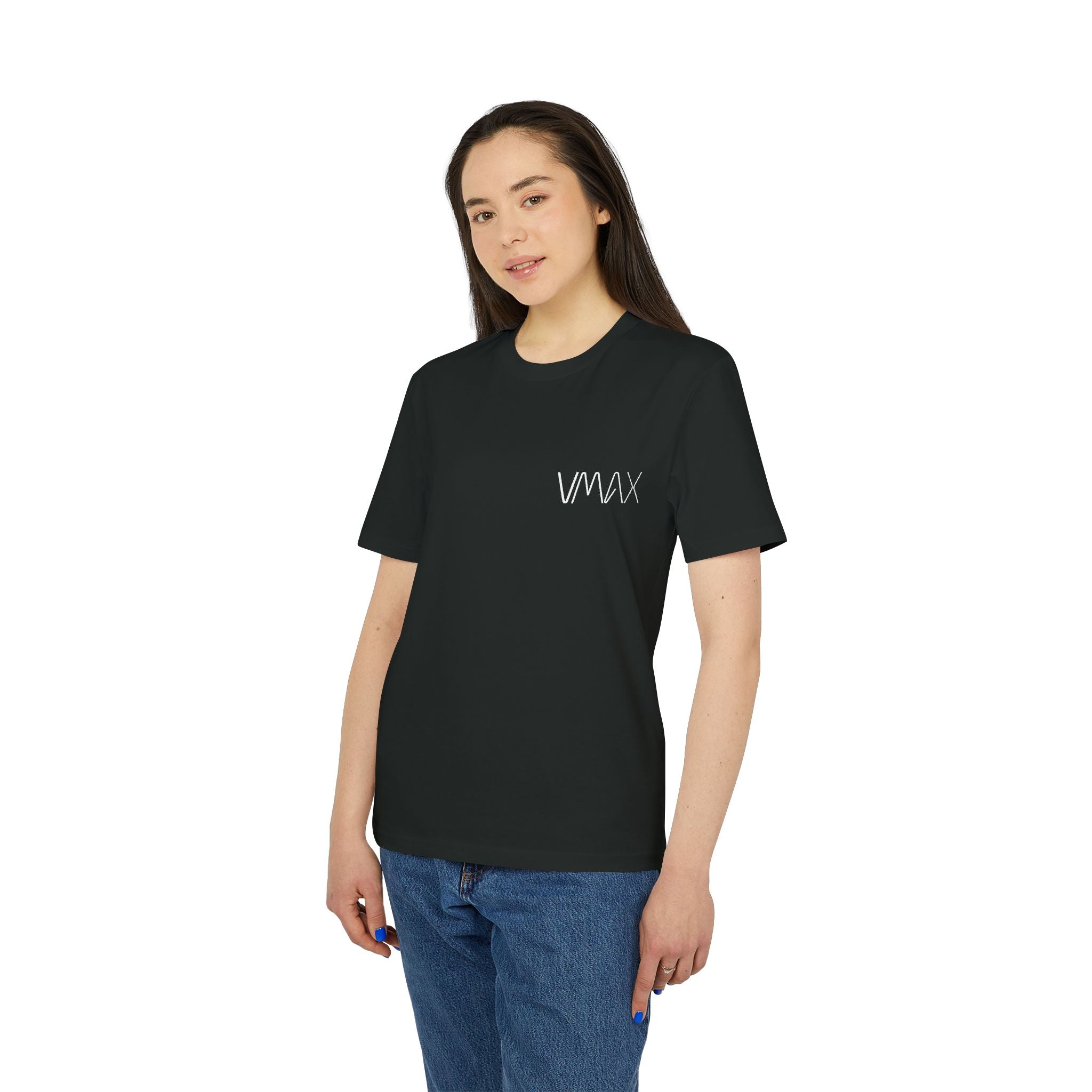 vmax-eco-t-shirt-unisex-schwarz-bio-baumwolle image 4