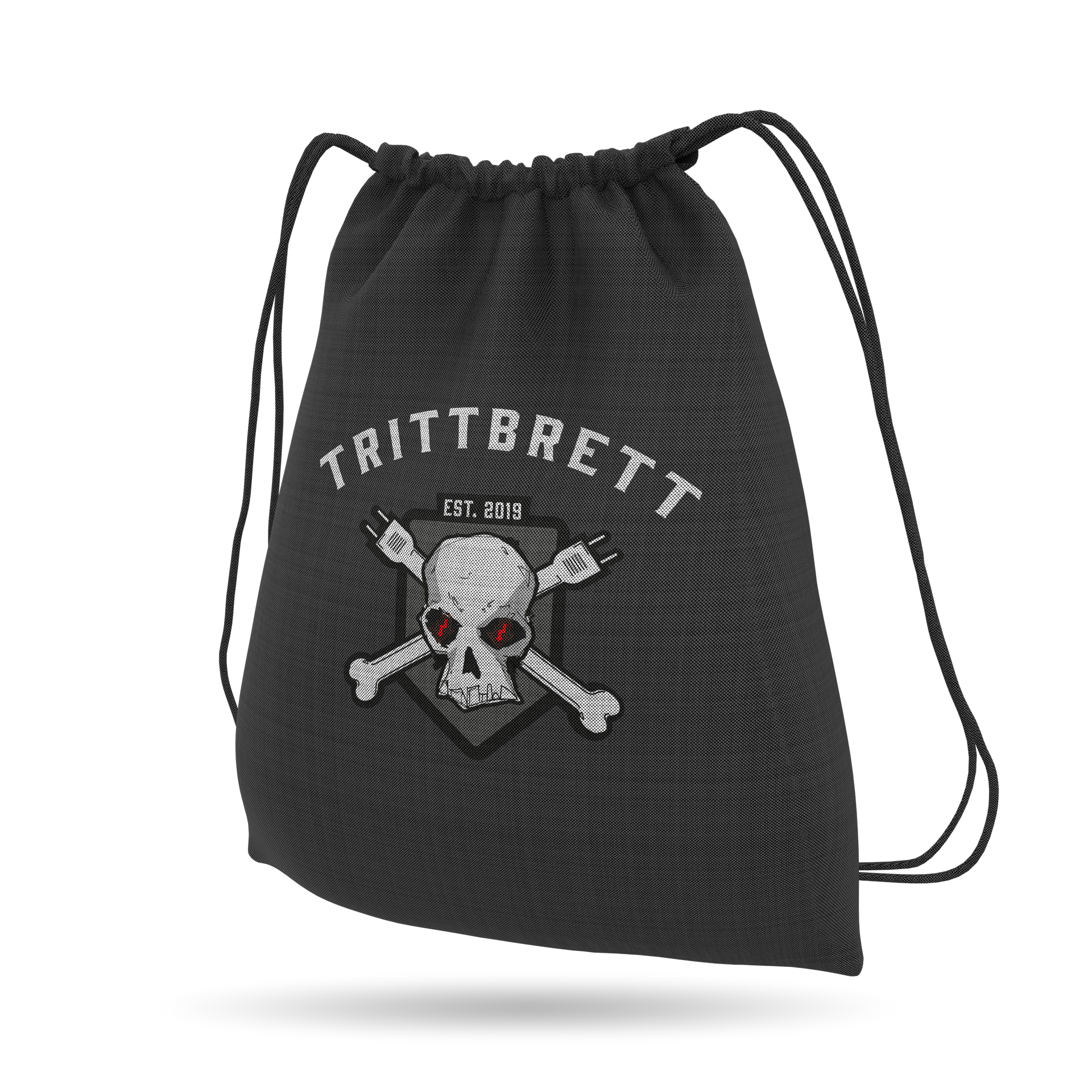 trittbrett-paul-turnbeutel-skull-sportbeutel-schwarz image 1