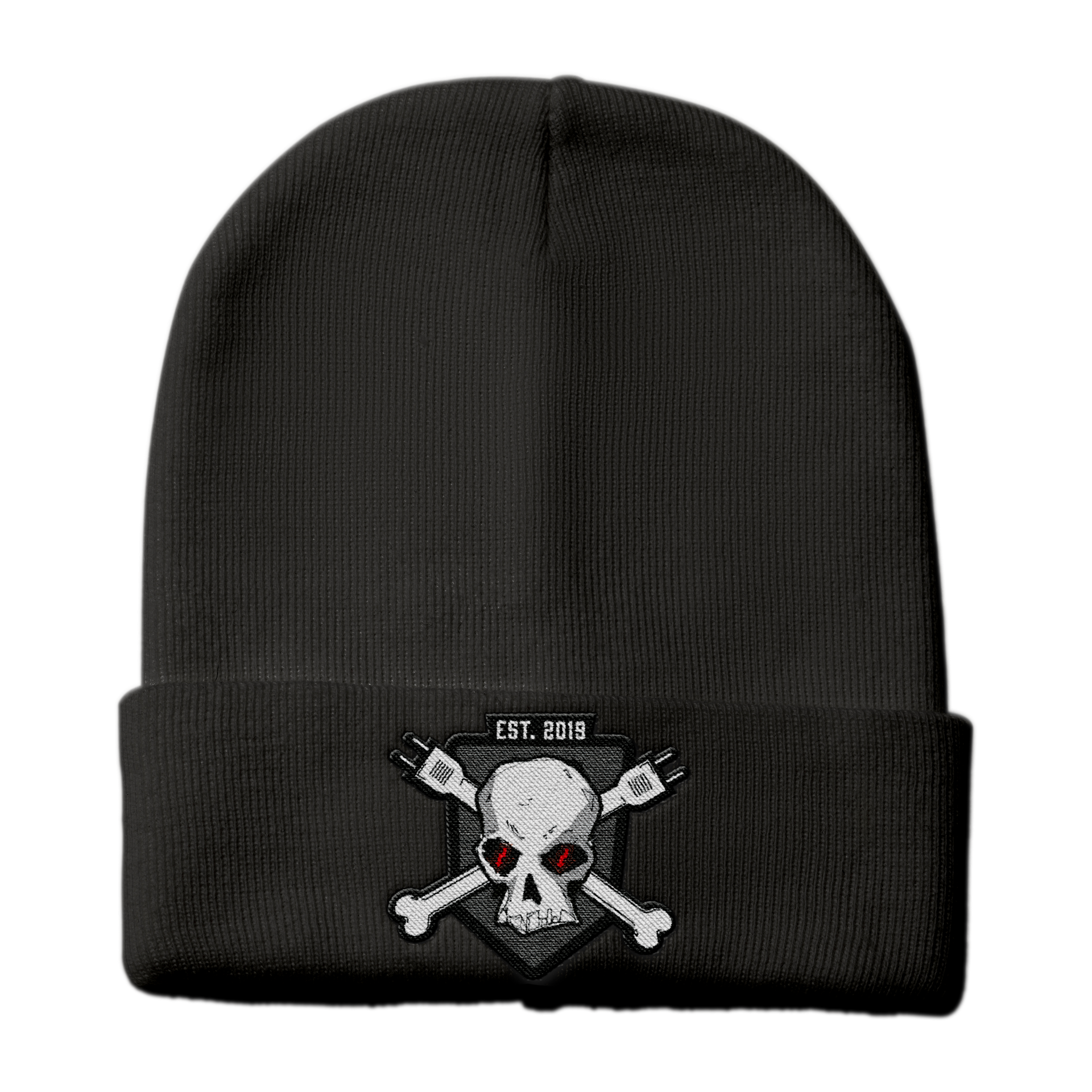 trittbrett-beanie-skull-m-tze-winterm-tze-schwarz image 1