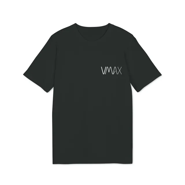 vmax-eco-t-shirt-unisex-schwarz-bio-baumwolle image 1