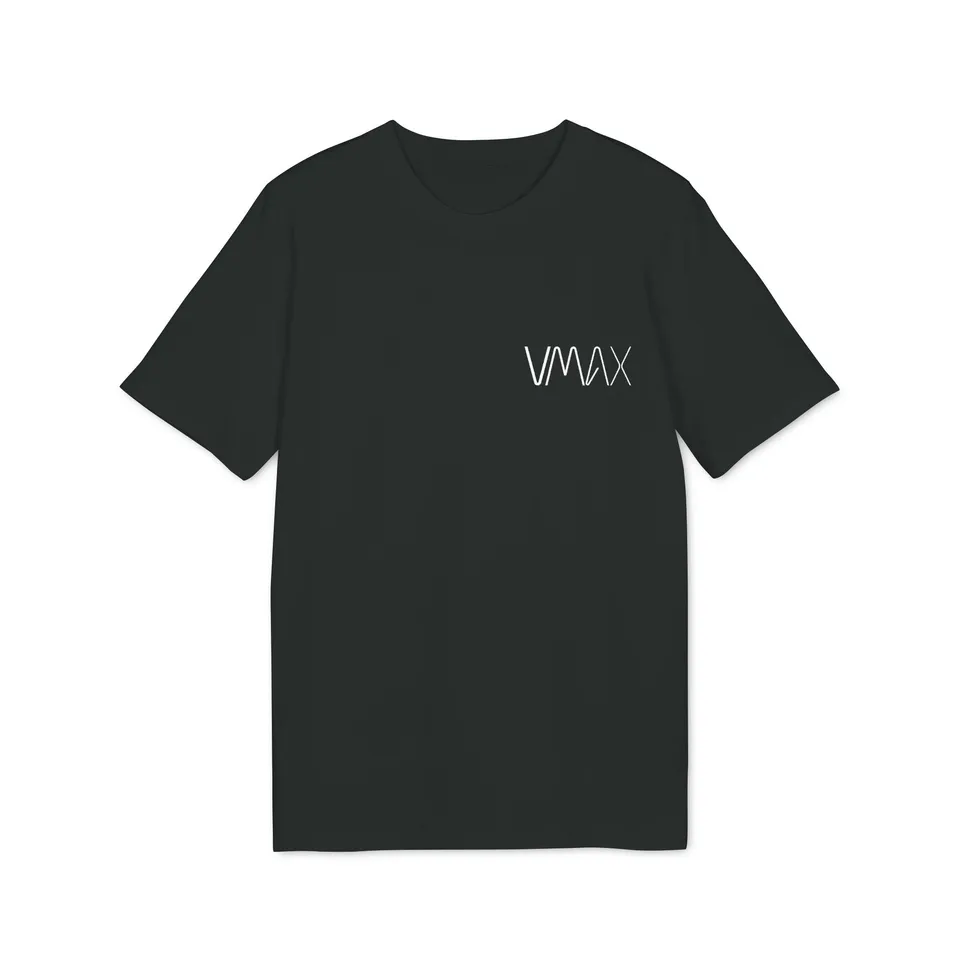 vmax-eco-t-shirt-unisex-schwarz-bio-baumwolle image 1