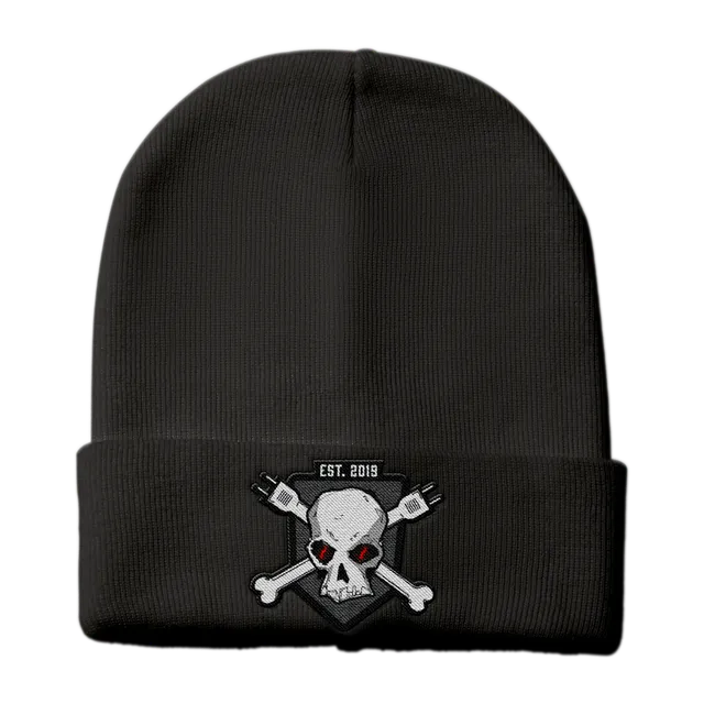 trittbrett-beanie-skull-m-tze-winterm-tze-schwarz image 1