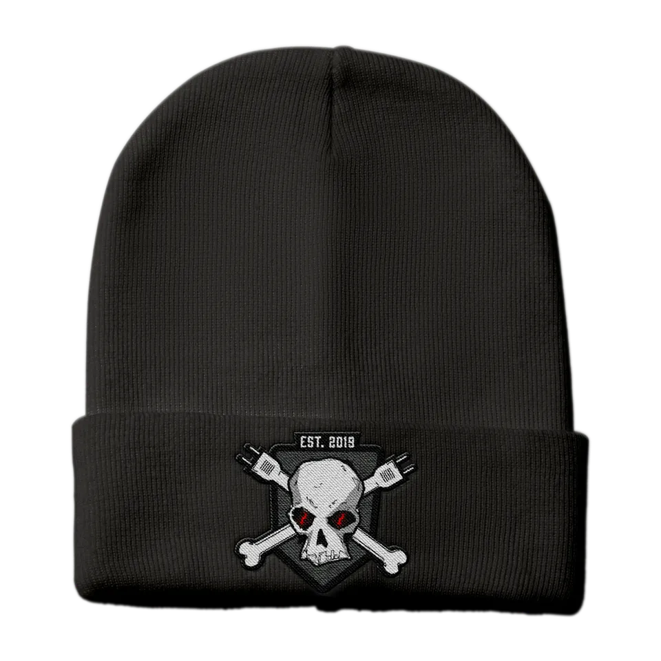 trittbrett-beanie-skull-m-tze-winterm-tze-schwarz image 1