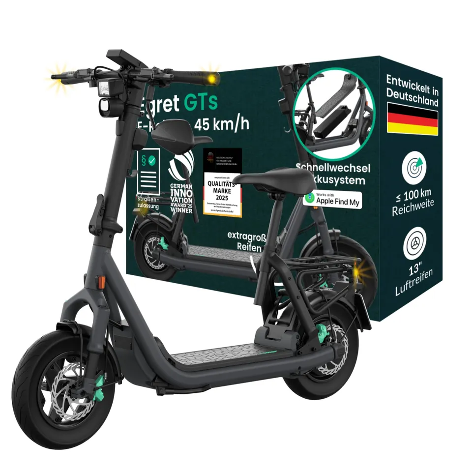 egret-gt-gts-e-scooter-mit-stra-enzulassung-45-km-h-mit-sitz image 1
